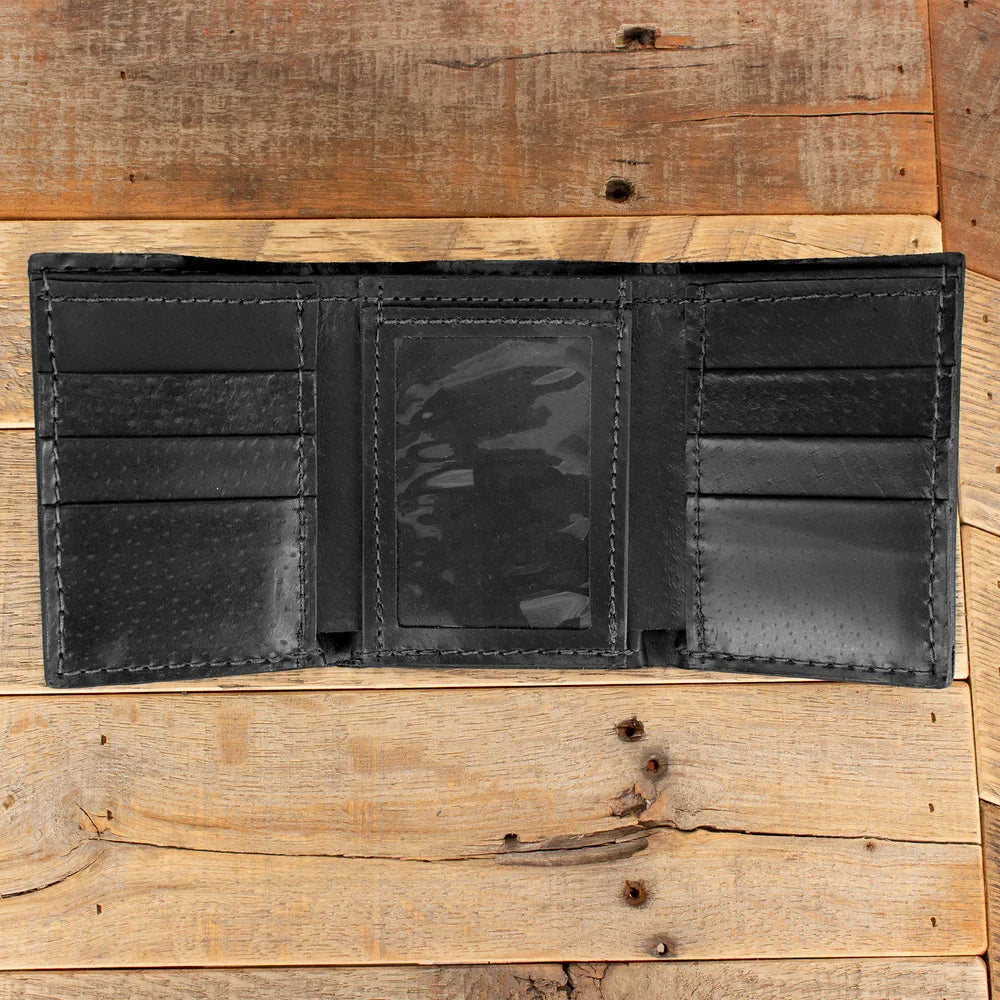 Ostrich Green Trifold