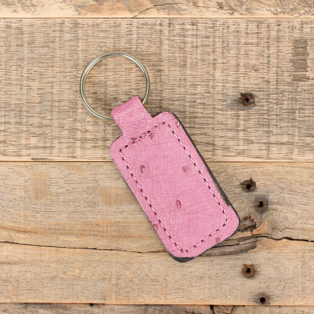 Ostrich Pink Key Chain