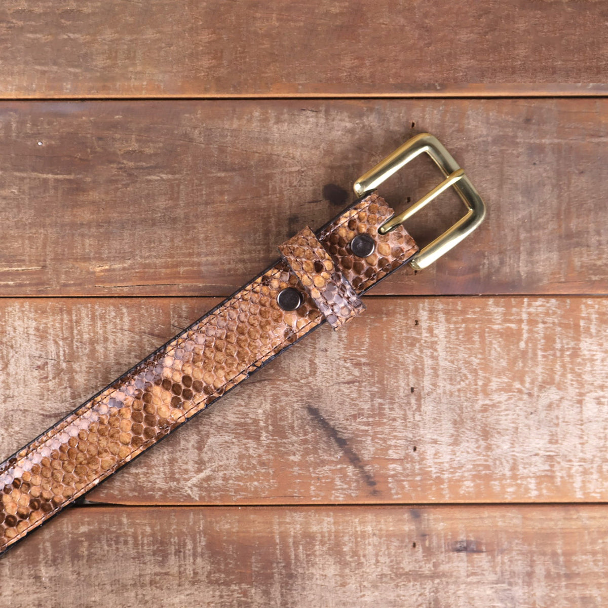 Python Caramel Belt