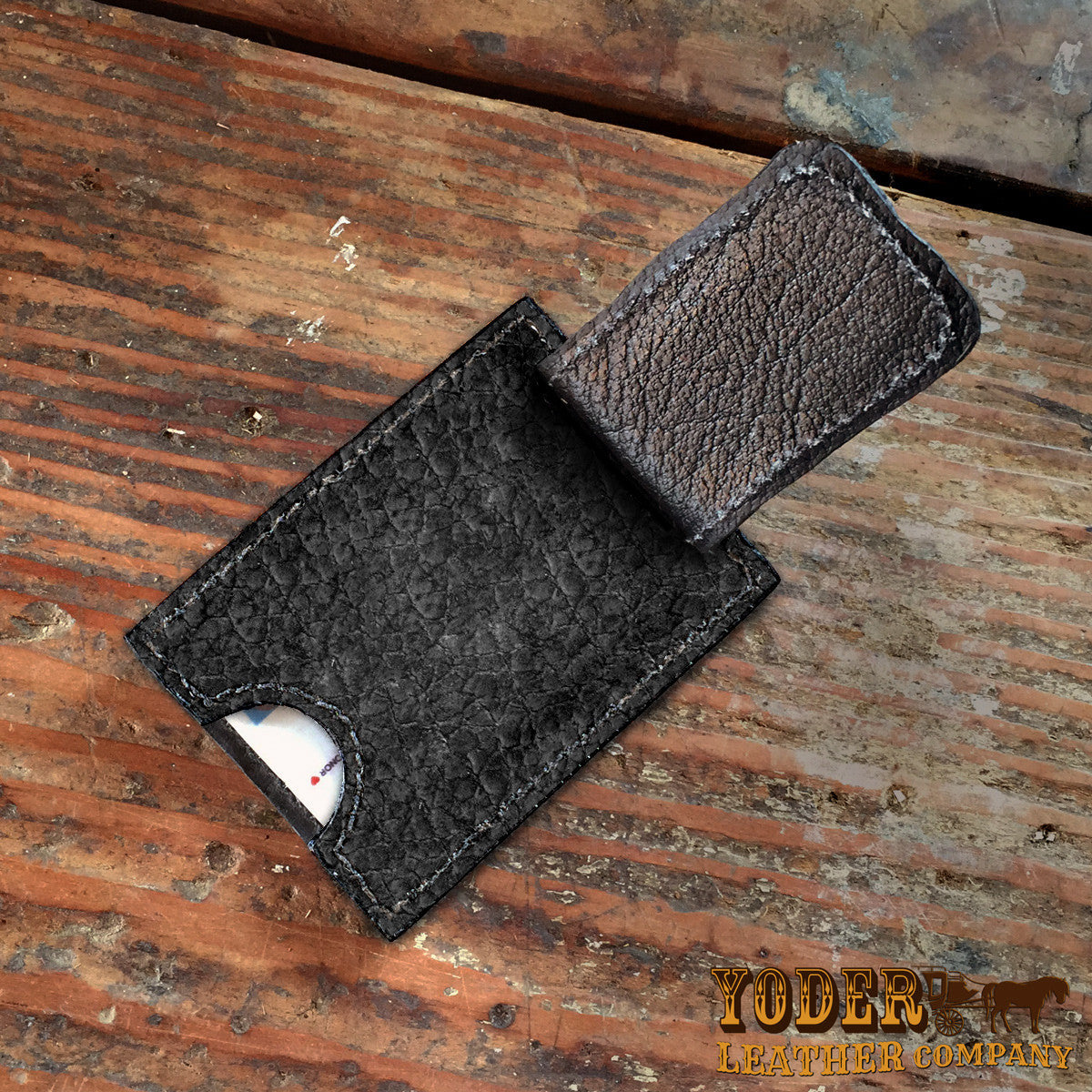 Hippo Black Money Clip Wallet