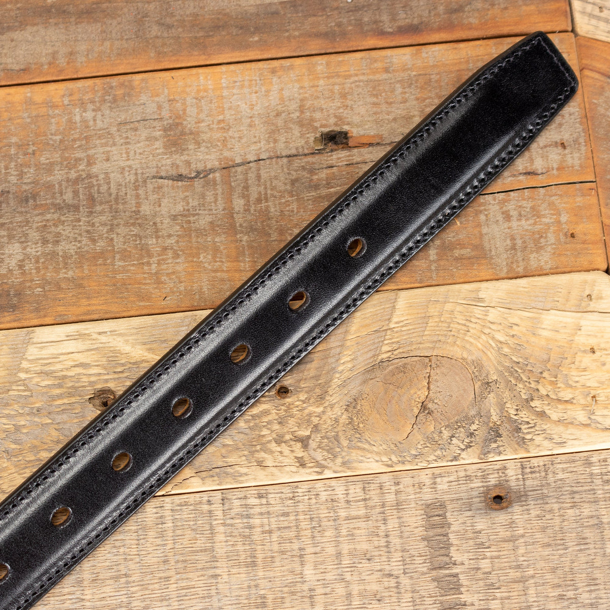 Men's Italian Black Leather Belt