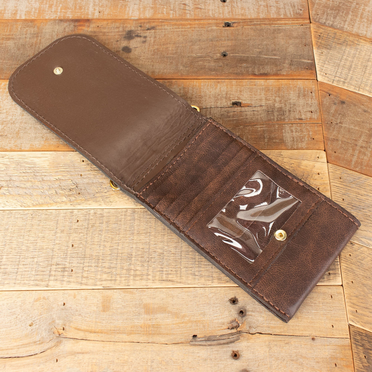 Women's Hippo Brown Phone Purse