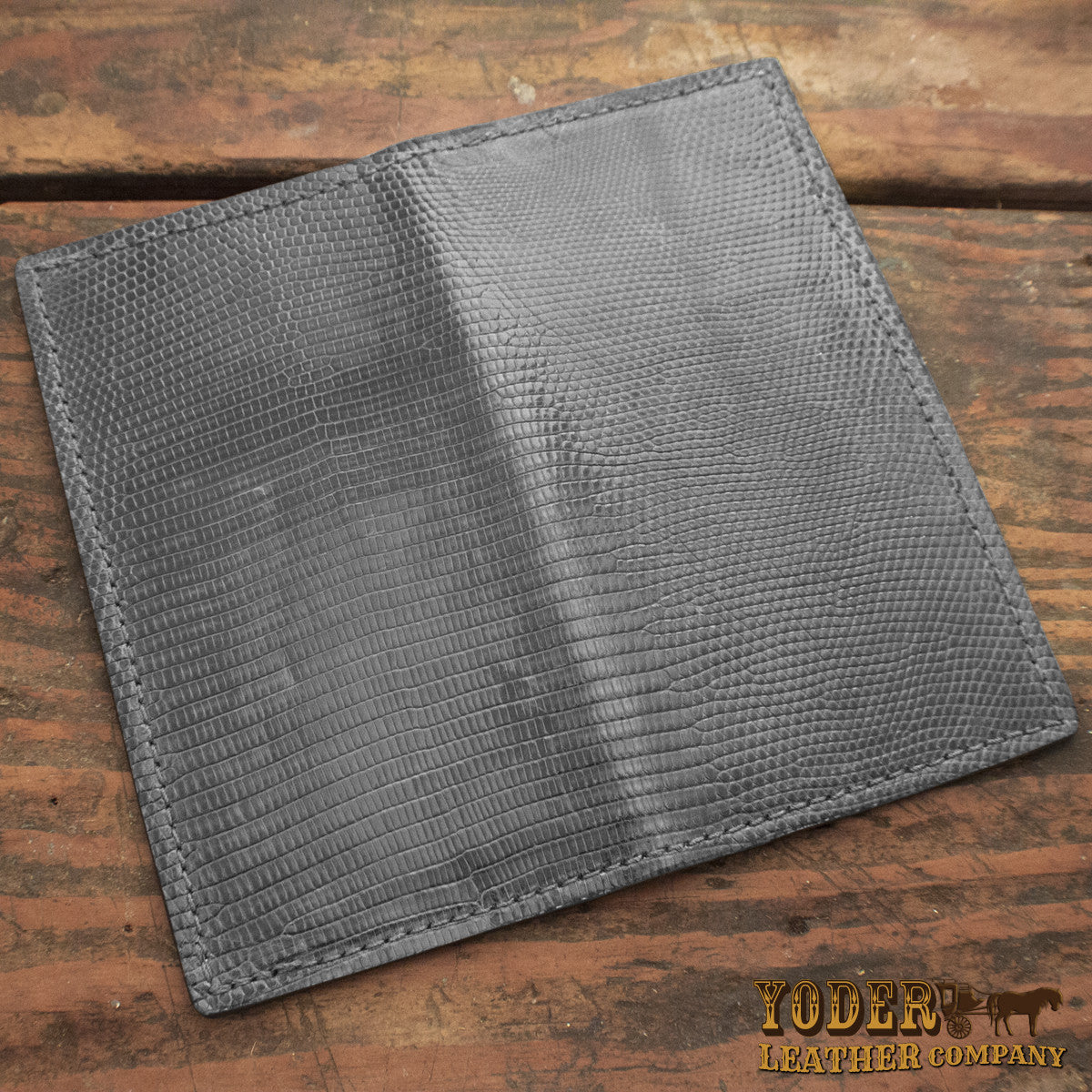 Lizard Gray Rodeo Wallet