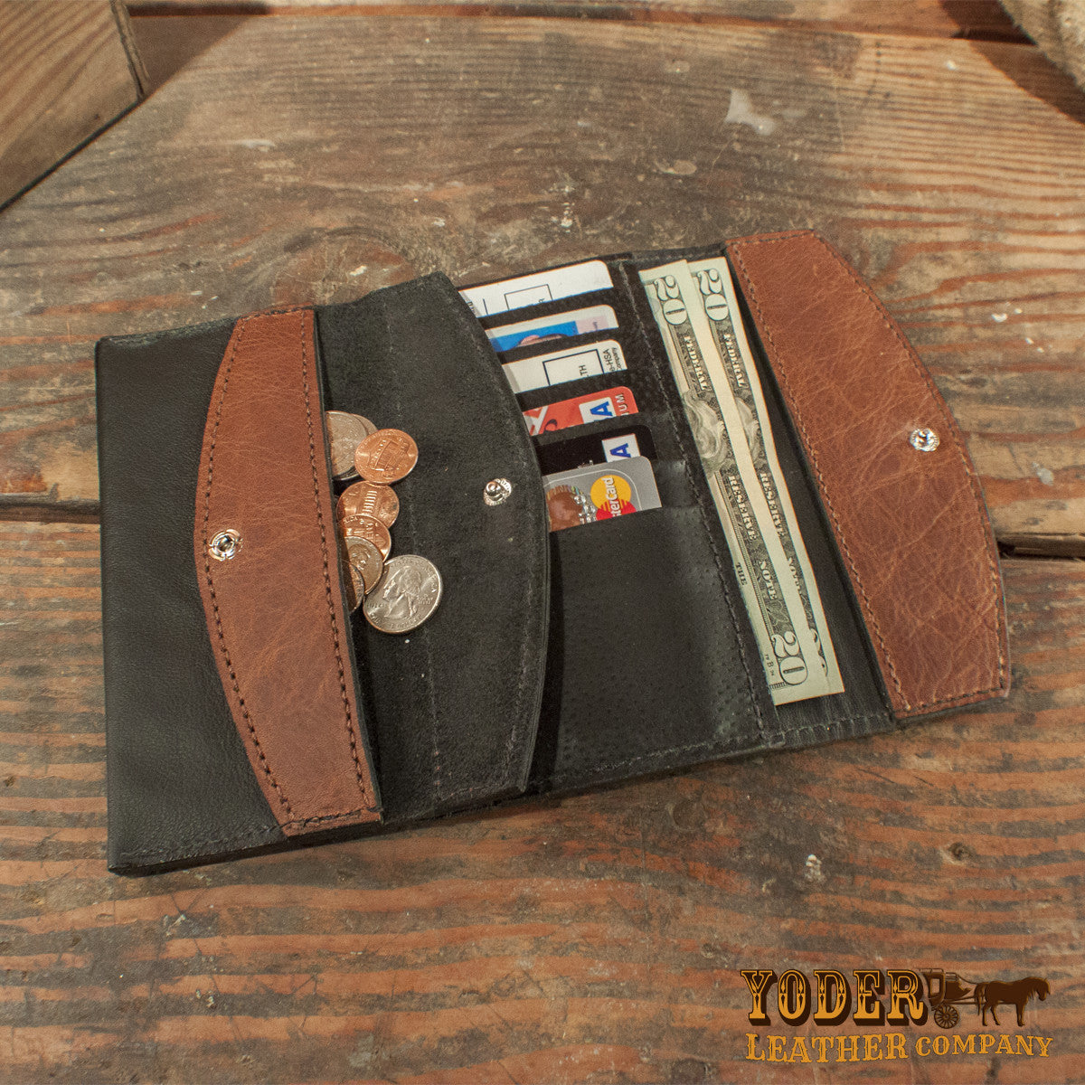 Women's Cowhide Brown Clutch