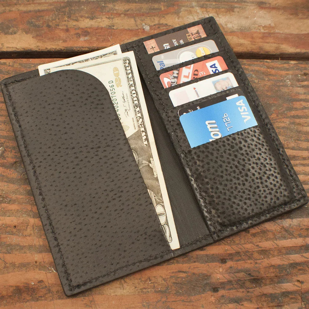 Ostrich Cognac Rodeo Wallet