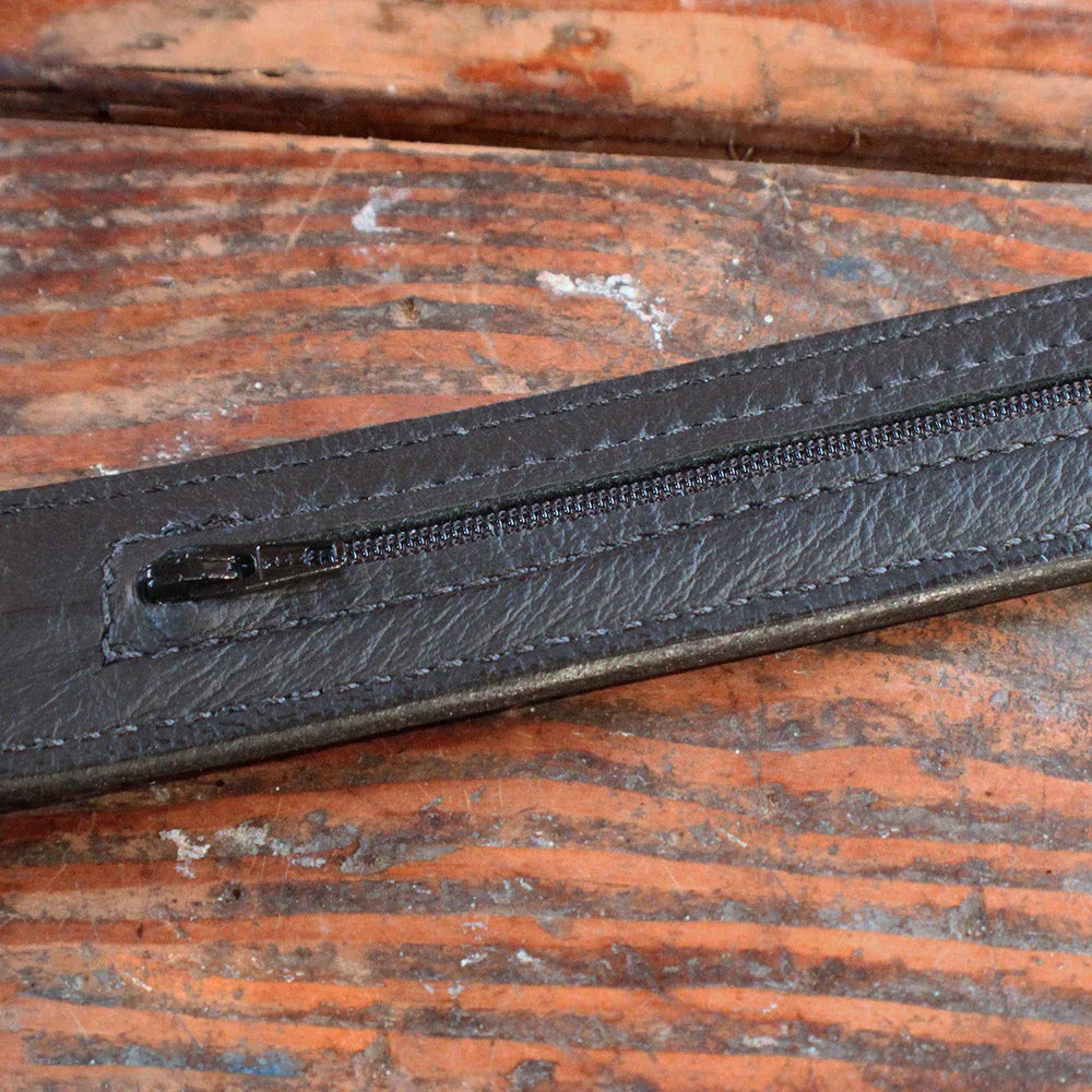 Ostrich Brown Money Belt