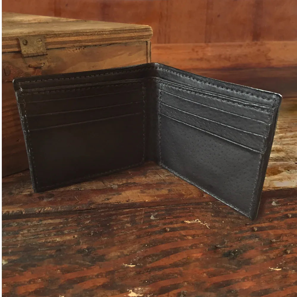 Ostrich Pink Bifold Wallet