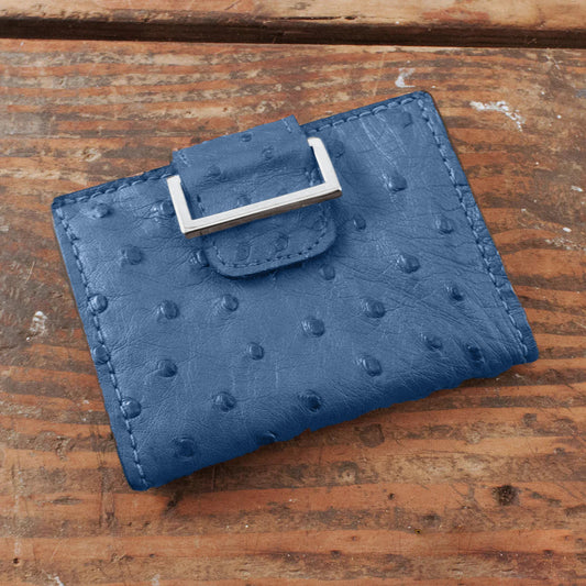 Ostrich Blue Women's Wallet