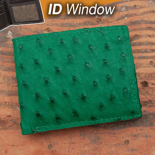 Ostrich Green ID Wallet