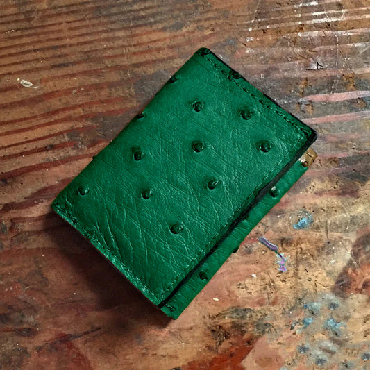 Ostrich Green Trifold