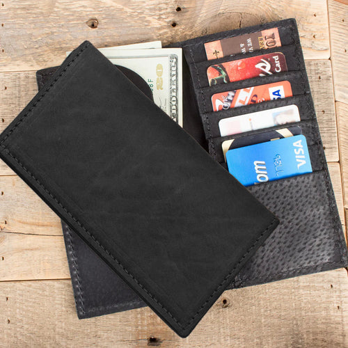 Cowhide Black Rodeo Wallet