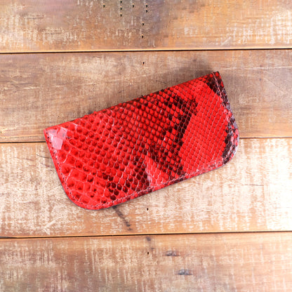 Python Red Glasses Case & Clutch Bundle