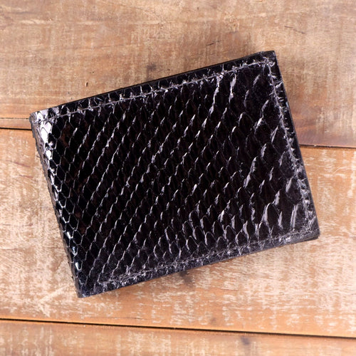 Python Glossy Black Bifold