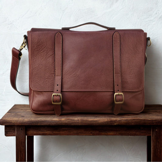 Cowhide Messenger Bag