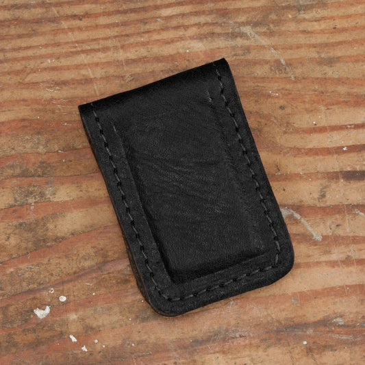 Cowhide Black Cash Clip