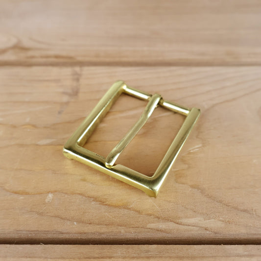 Solid Brass #8 Dress Buckle 1.25"