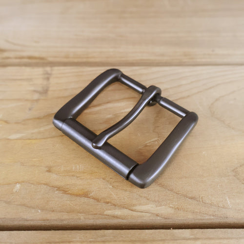 Solid Brass #70 Roller Buckle 1.5" - Gunmetal