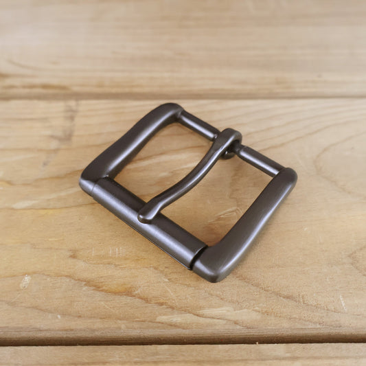 Solid Brass #70 Roller Buckle 1.5" - Gunmetal