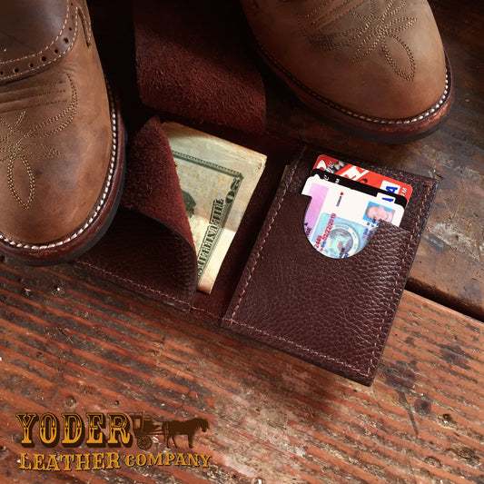 Bison Brown Boot Wallet