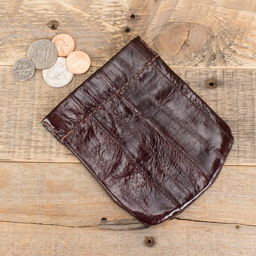Eel Brown Coin Pouch