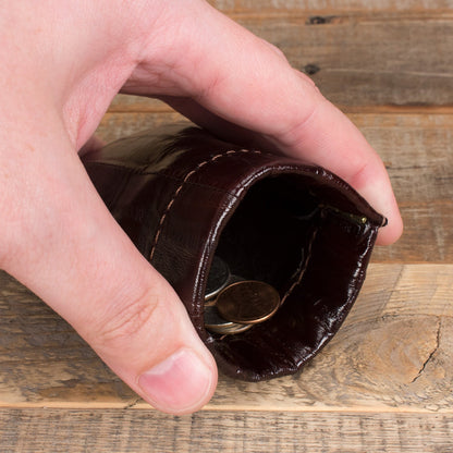 Eel Brown Coin Pouch
