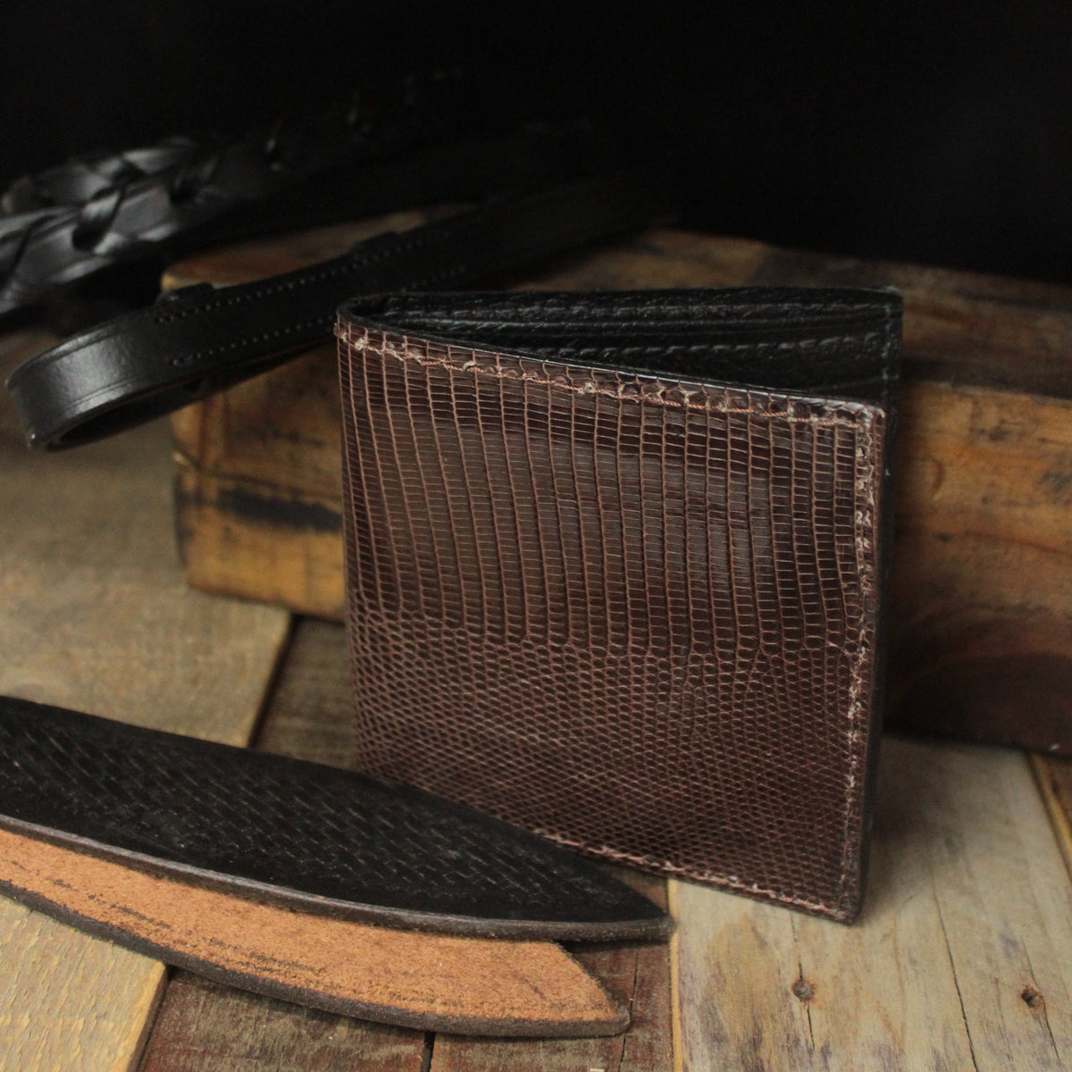 Lizard Brown Bifold