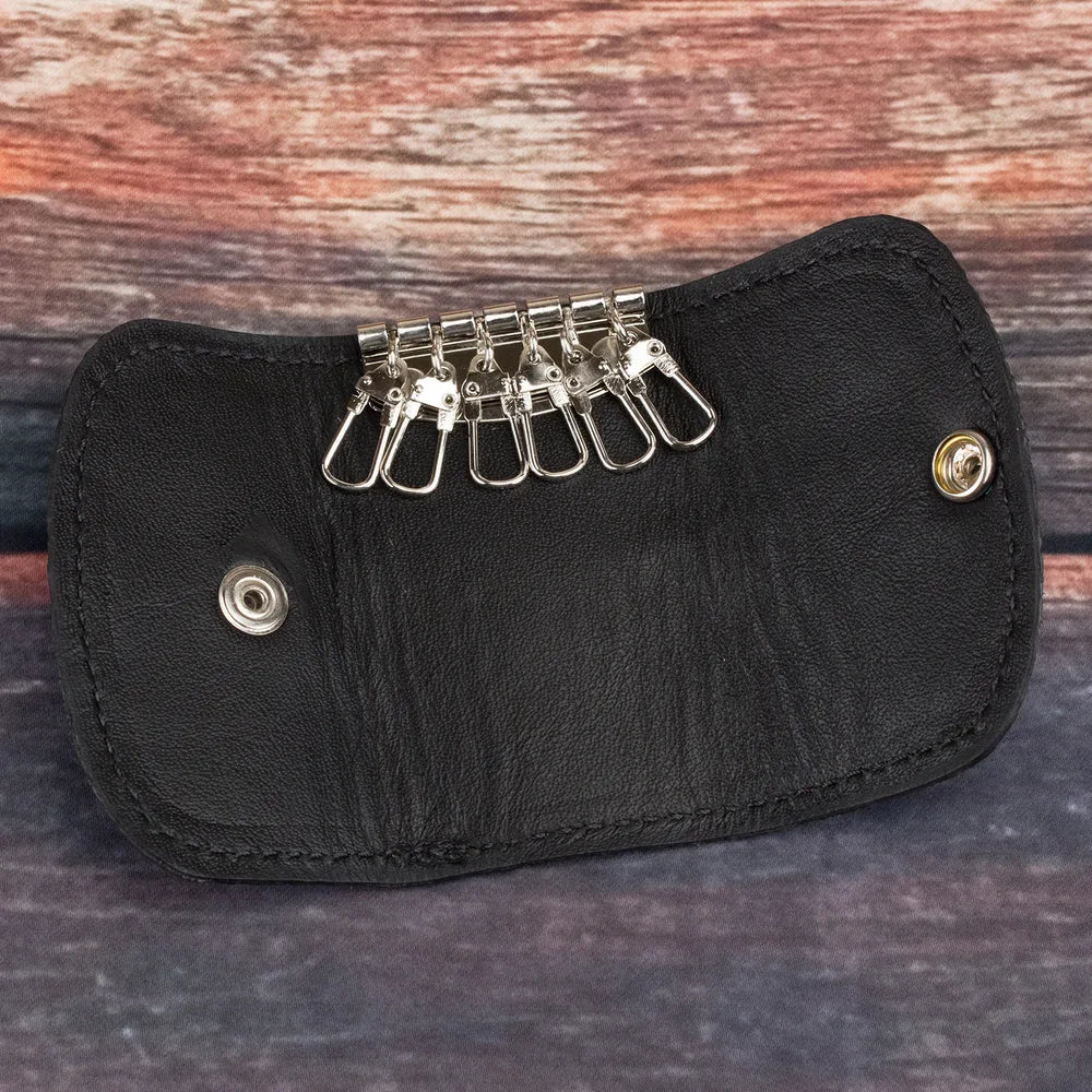 Ostrich Black Key Case