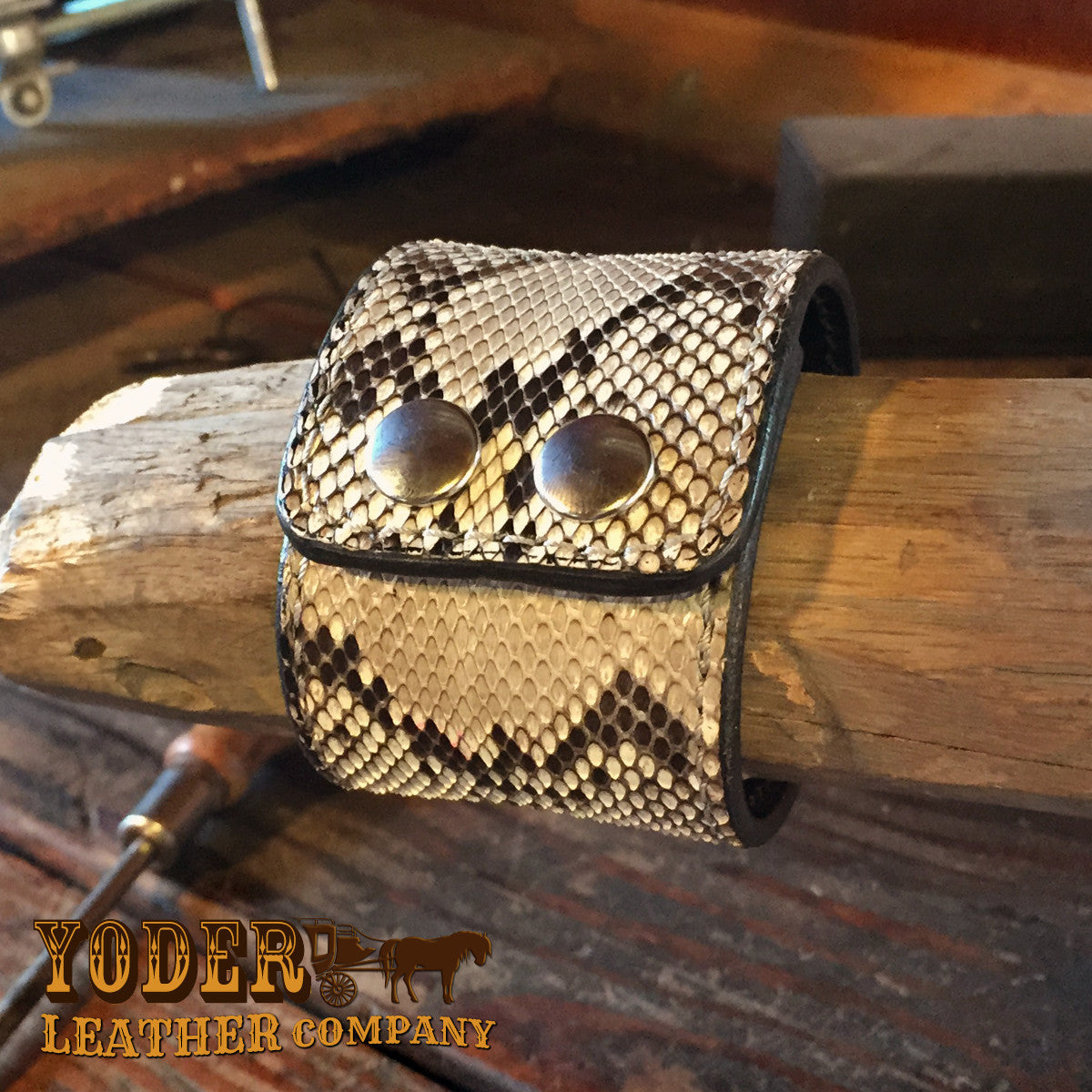 Women's Python Wrist Cuff