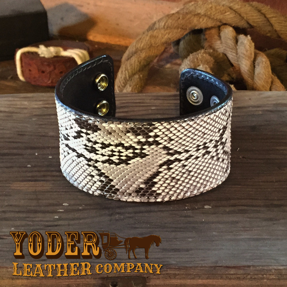 Women's Python Wrist Cuff