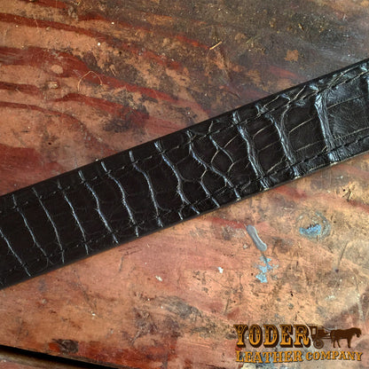 Alligator Full Gloss Black Belt