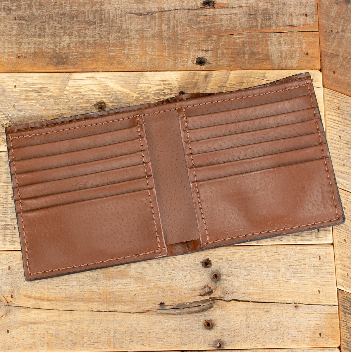 Eel Brown Hipster Wallet
