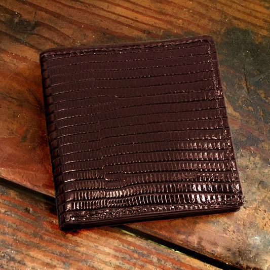 Lizard Brown Hipster Wallet