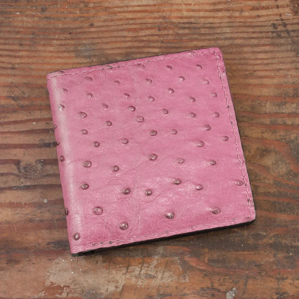 Ostrich Pink Hipster Wallet