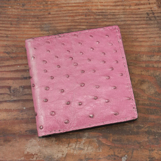 Ostrich Pink Hipster Wallet