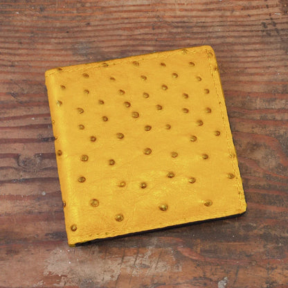 Ostrich Yellow Hipster Wallet