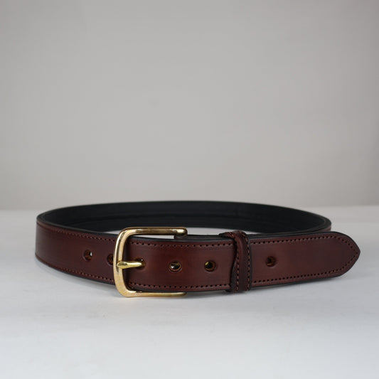 Stitched Brown Money Belt - SALE ITEM - Multiple Sizes