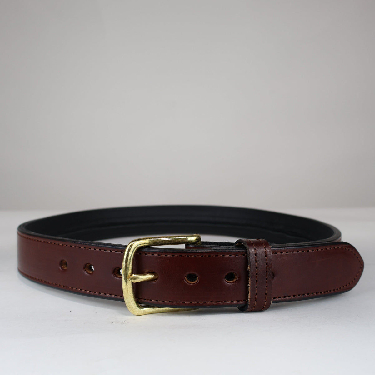 Stitched Brown Money Belt - SALE ITEM - Multiple Sizes