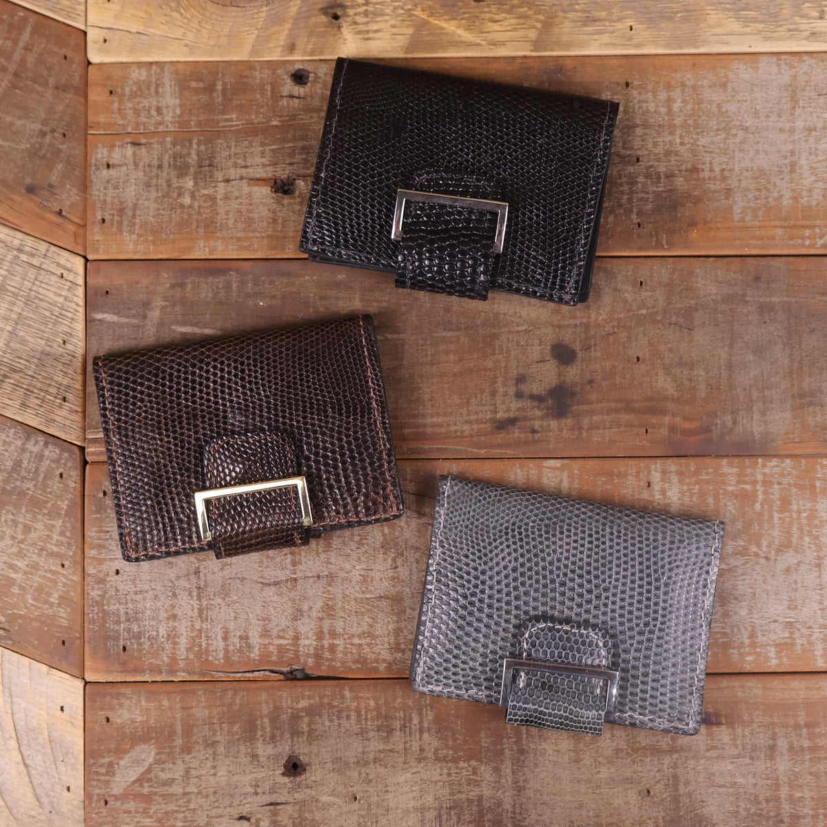 Lizard Brown Women's Wallet
