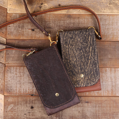 Women's Elephant Treebark Phone Purse