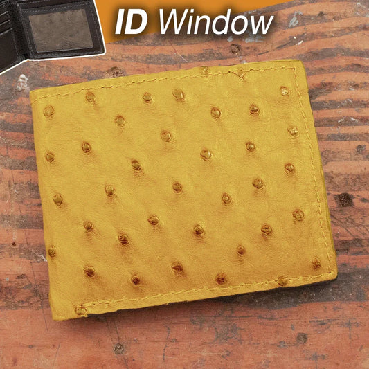 Ostrich Yellow ID Wallet