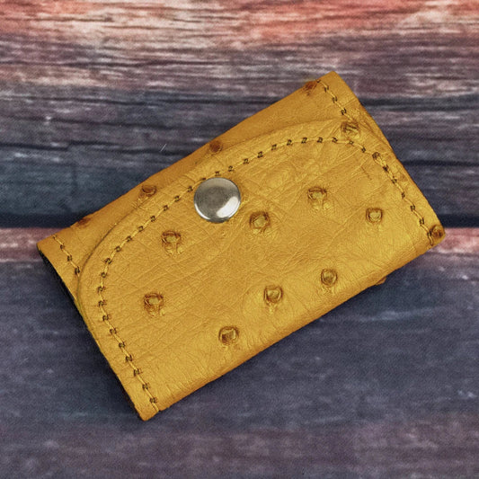 Ostrich Yellow Key Case