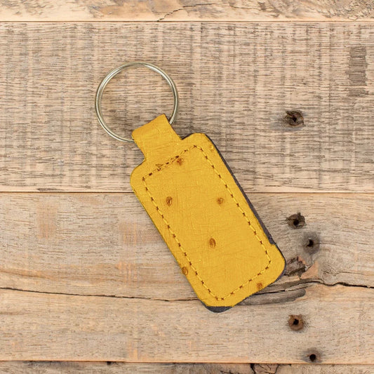 Ostrich Yellow Key Chain