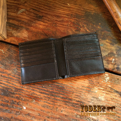 Lizard Brown Hipster Wallet