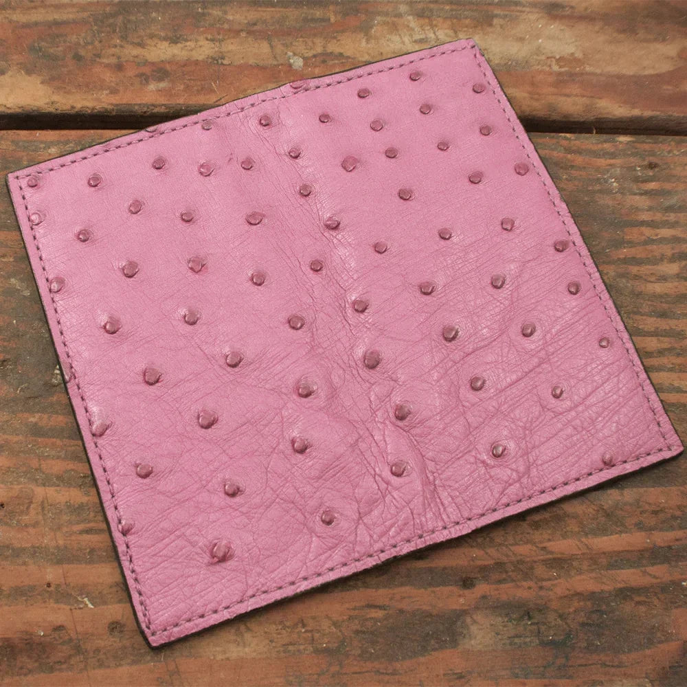 Ostrich Pink Rodeo Wallet