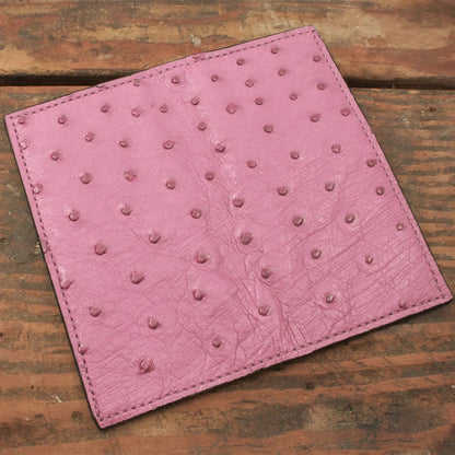Ostrich Pink Rodeo Wallet