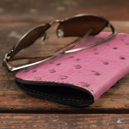 Ostrich Pink Glasses Cases