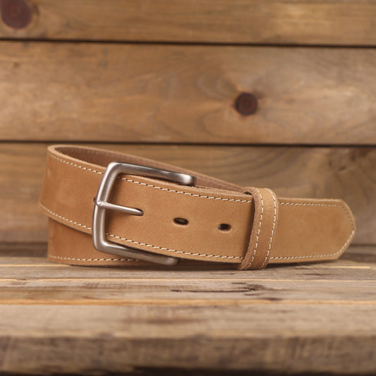 The Suede - Men's Leather 1.5" Dress Belt