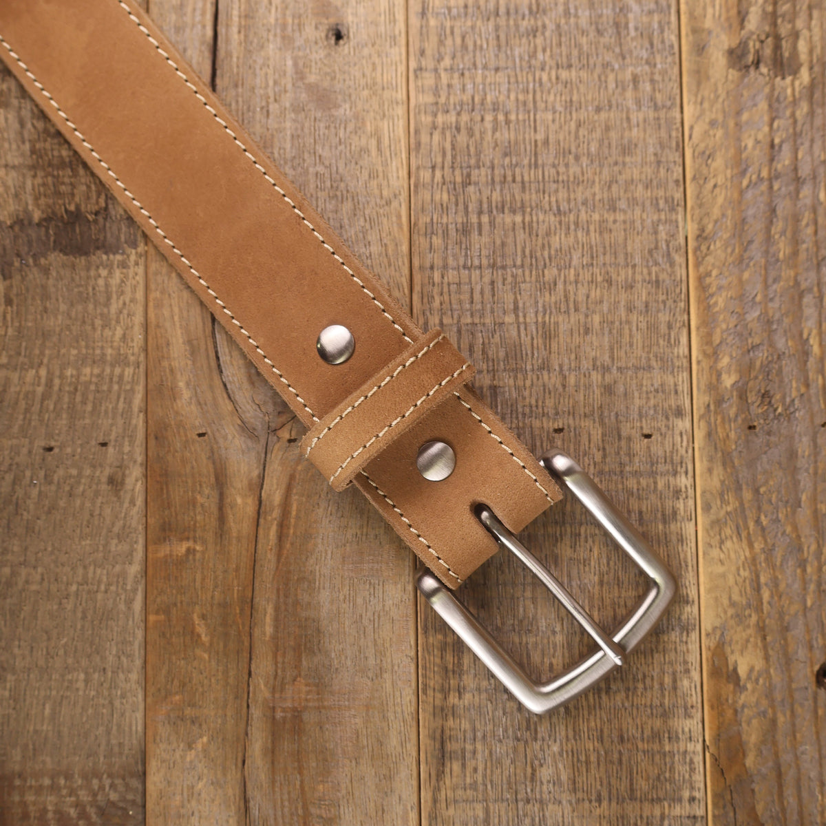 The Suede - Men's Leather 1.5" Dress Belt