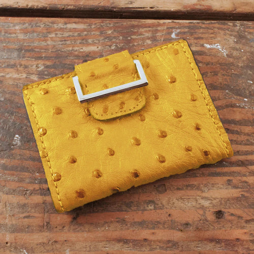 Ostrich Yellow Women's Wallet