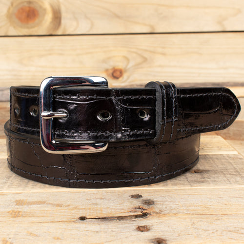 Alligator Full Gloss Black Belt